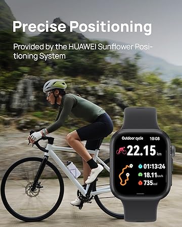 HUAWEI Watch FIT 4 smartwatch Large Display Up to 10 Day Battery Life Dual Band GPS 100 Sports Modes Fitness Health Tracker Emotional Assistant Compatible with Android iOS Black_3