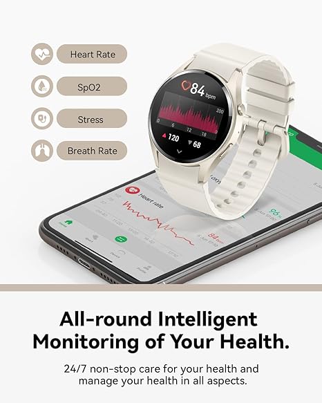 KACUBAKU Bluetooth Smart Watch Sport Modes Fitness Watches for Women_3