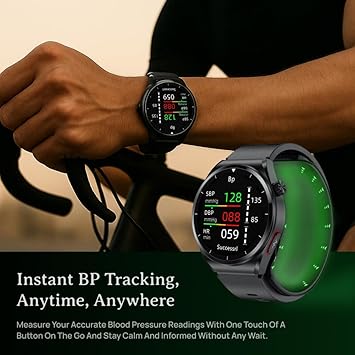 Qioob Blood Pressure Smart Watch with Inflatable Airbag_3