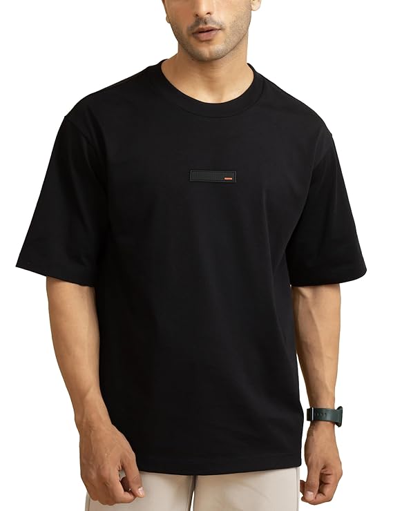 Damensch Statement Solid Oversized T Shirt For Men Heavyweight