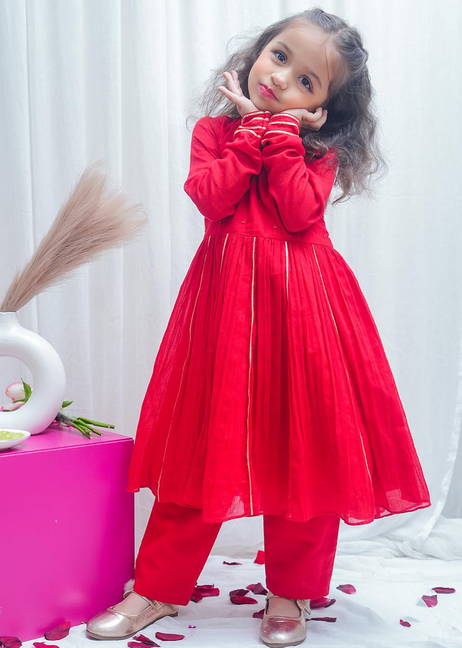 Kids Girls Anarkali Suit