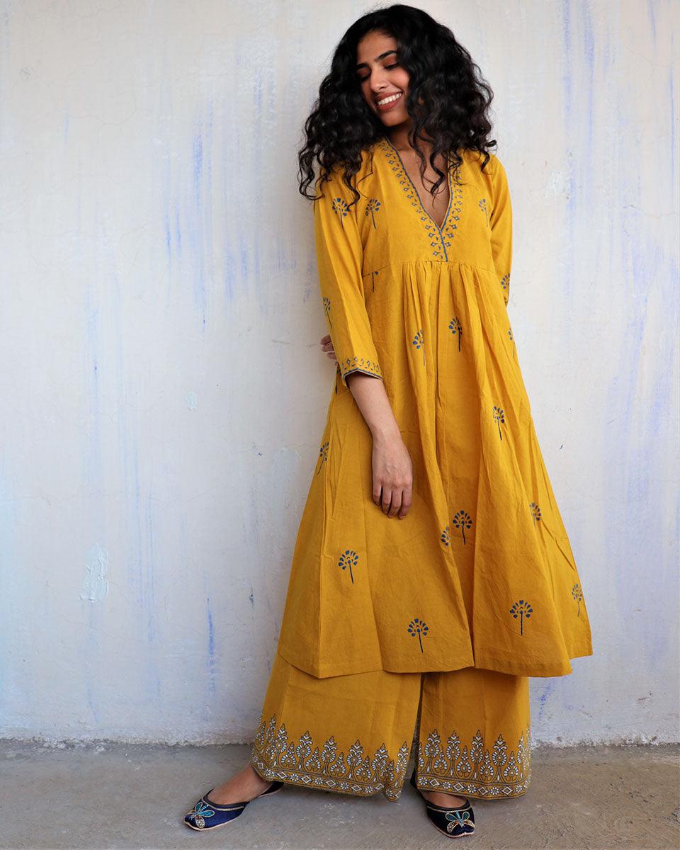 Lavanya Kurti Set  MUSTARD