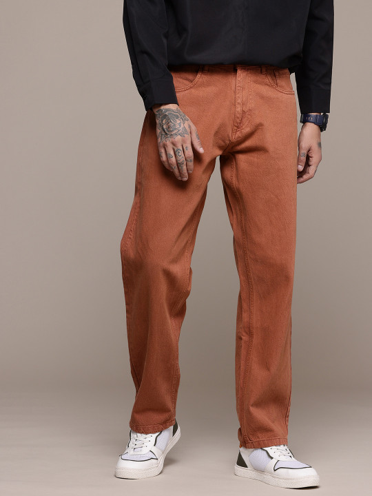 Men Anti Fit Light Fade Stretchable