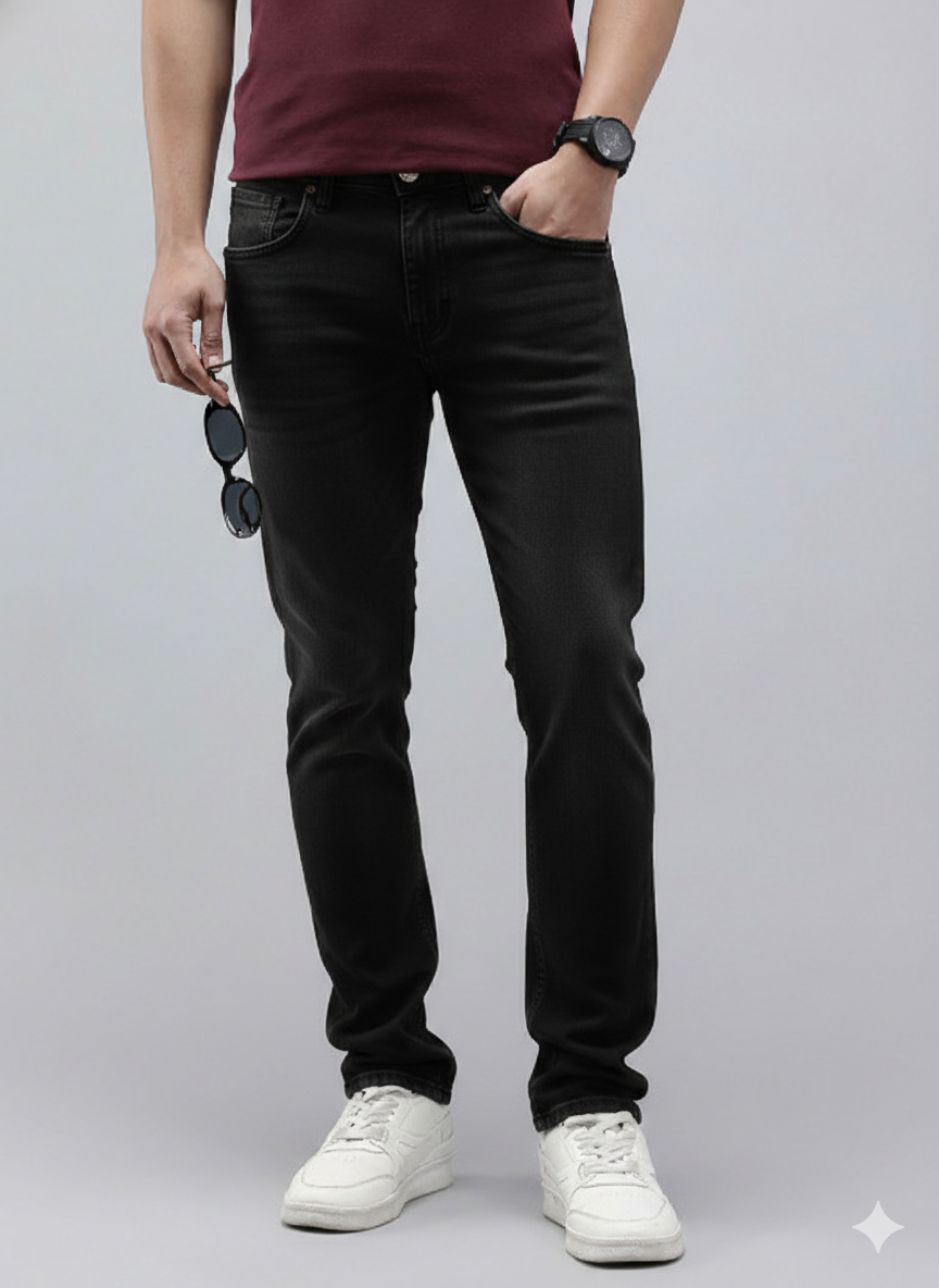 Men Brandon Slim Tapered Light Fade Stretchable
