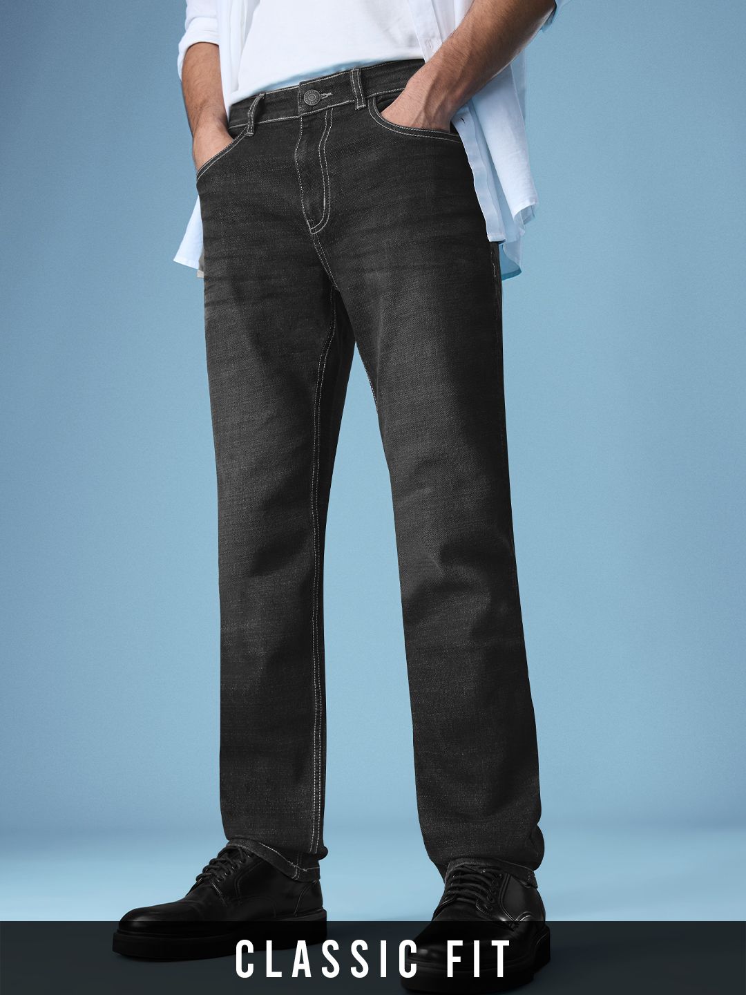 Men Classic Fit Jeans