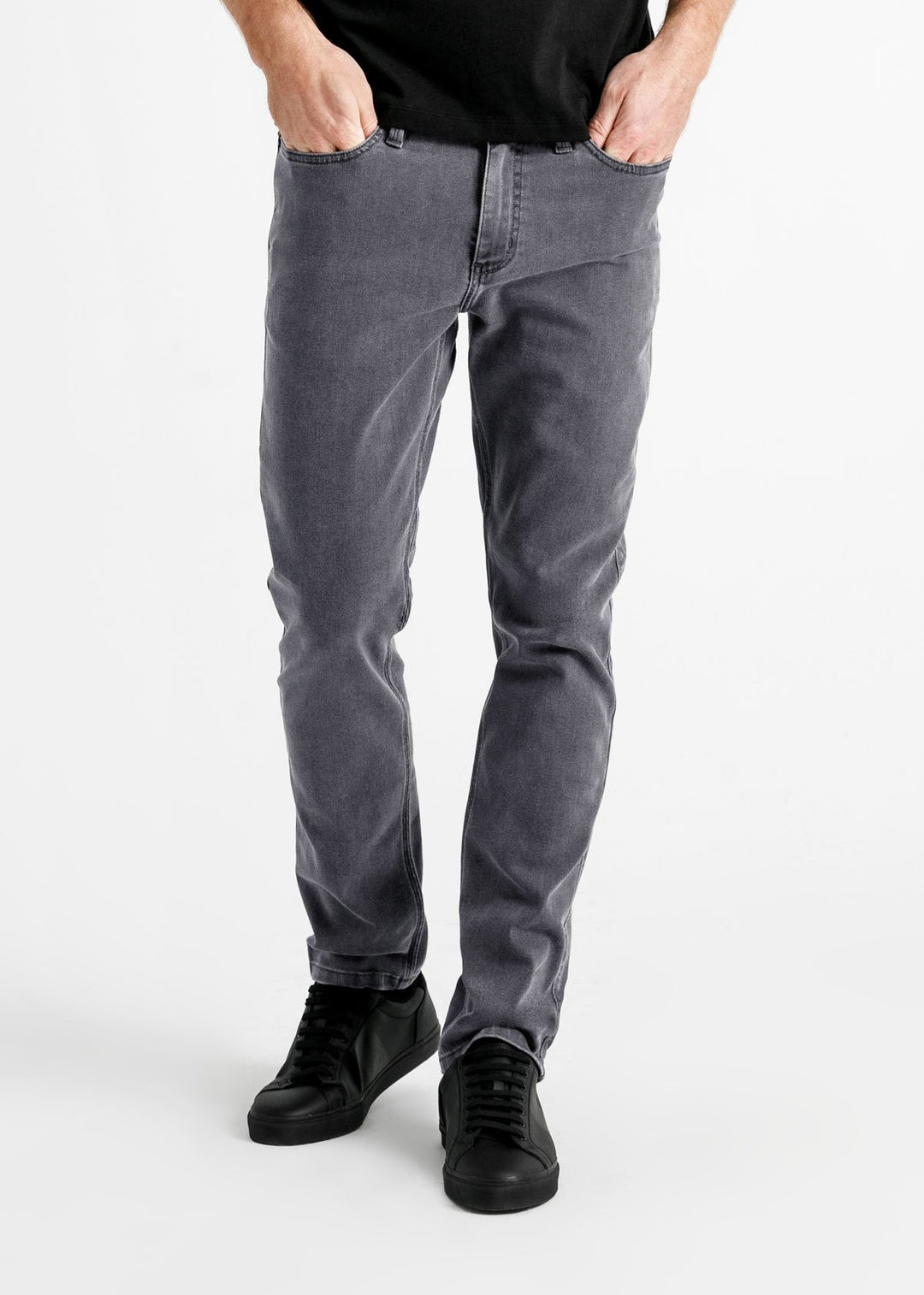 Men Slim Fit Stretch Jeans  Grey
