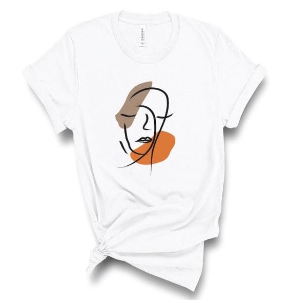 Minimal Line Art Face