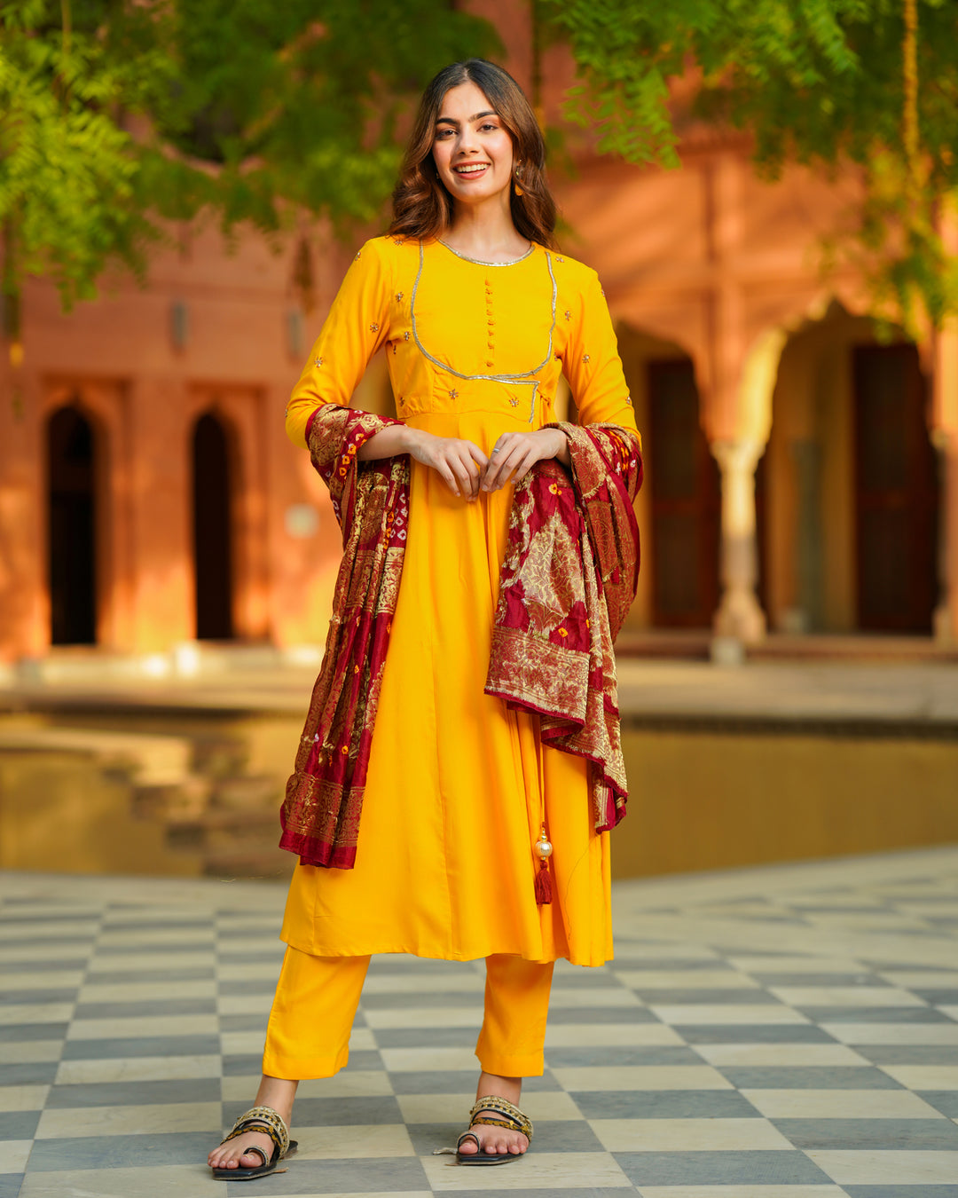 Women Angrakha Style