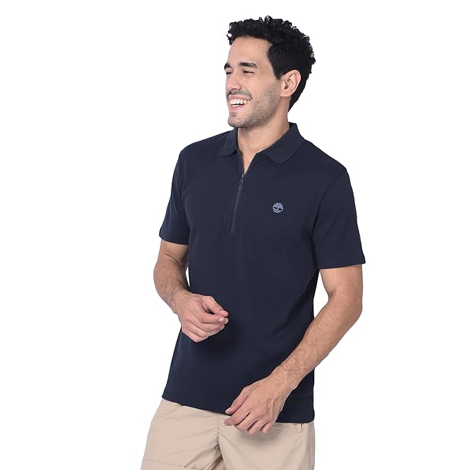 Timberland Men Regular Fit Short Sleeve Polo T-Shirt