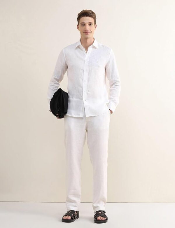 U.S.Polo Association Men's Solid Regular Fit Shirt